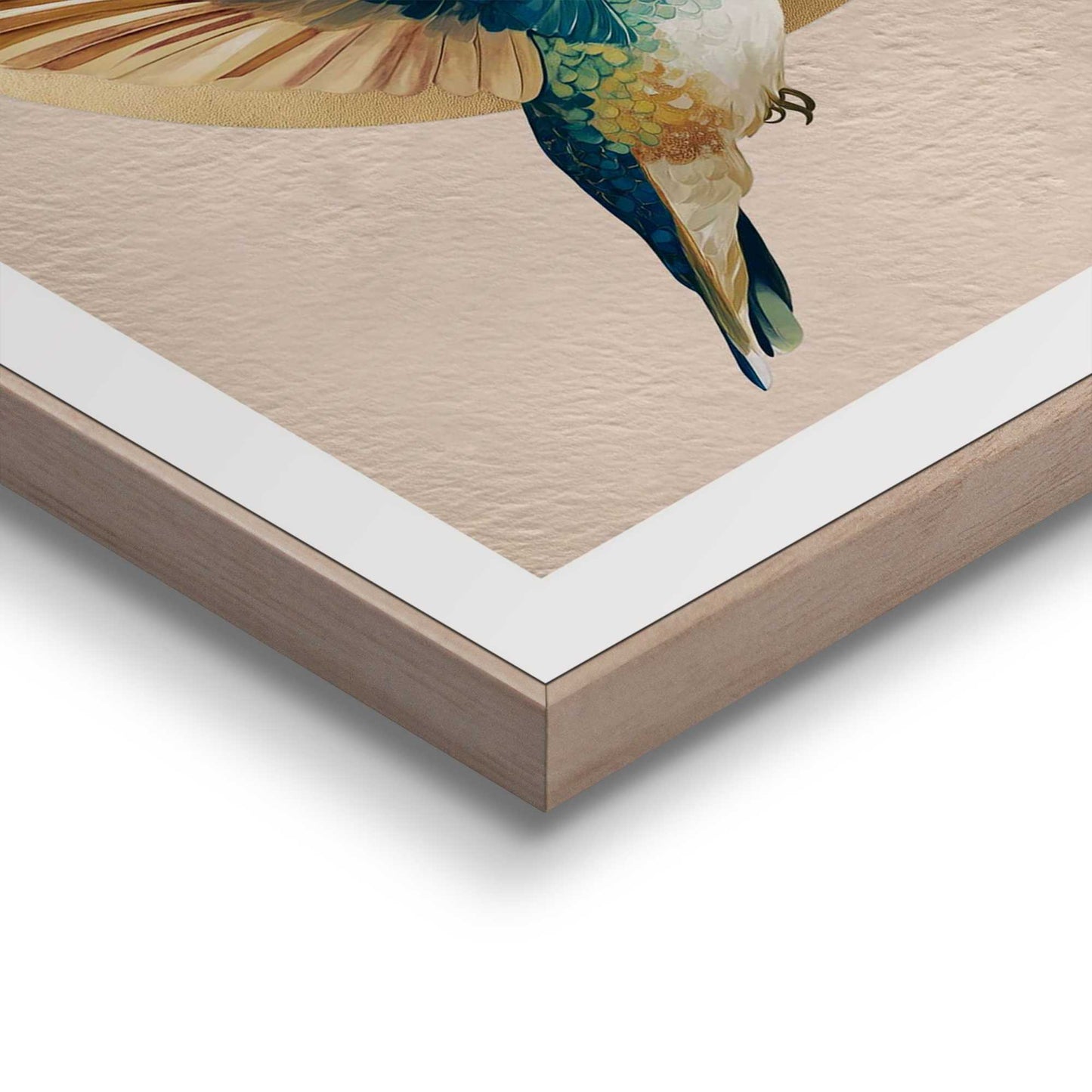 Framed Poster Trio Hummingbirds 50x40