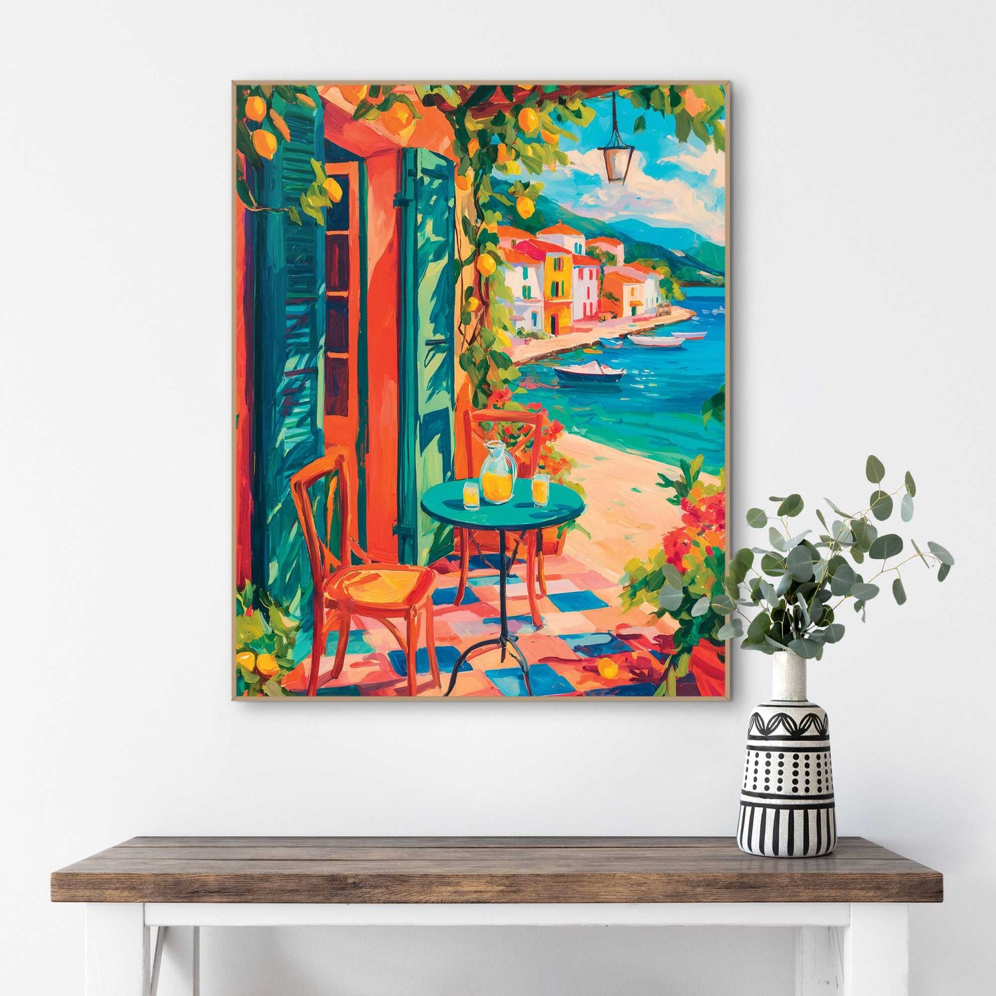 Framed Poster Holiday Spot 50x40