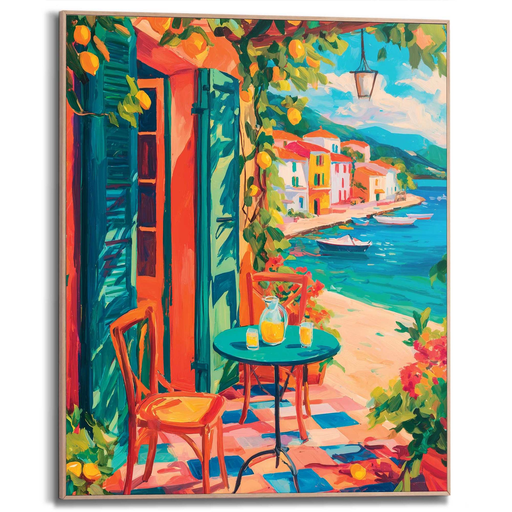 Framed Poster Holiday Spot 50x40
