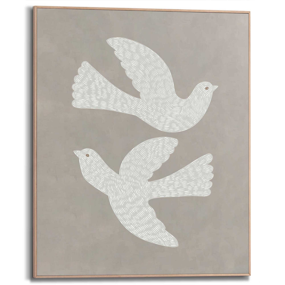 Framed Poster Peace 50x40