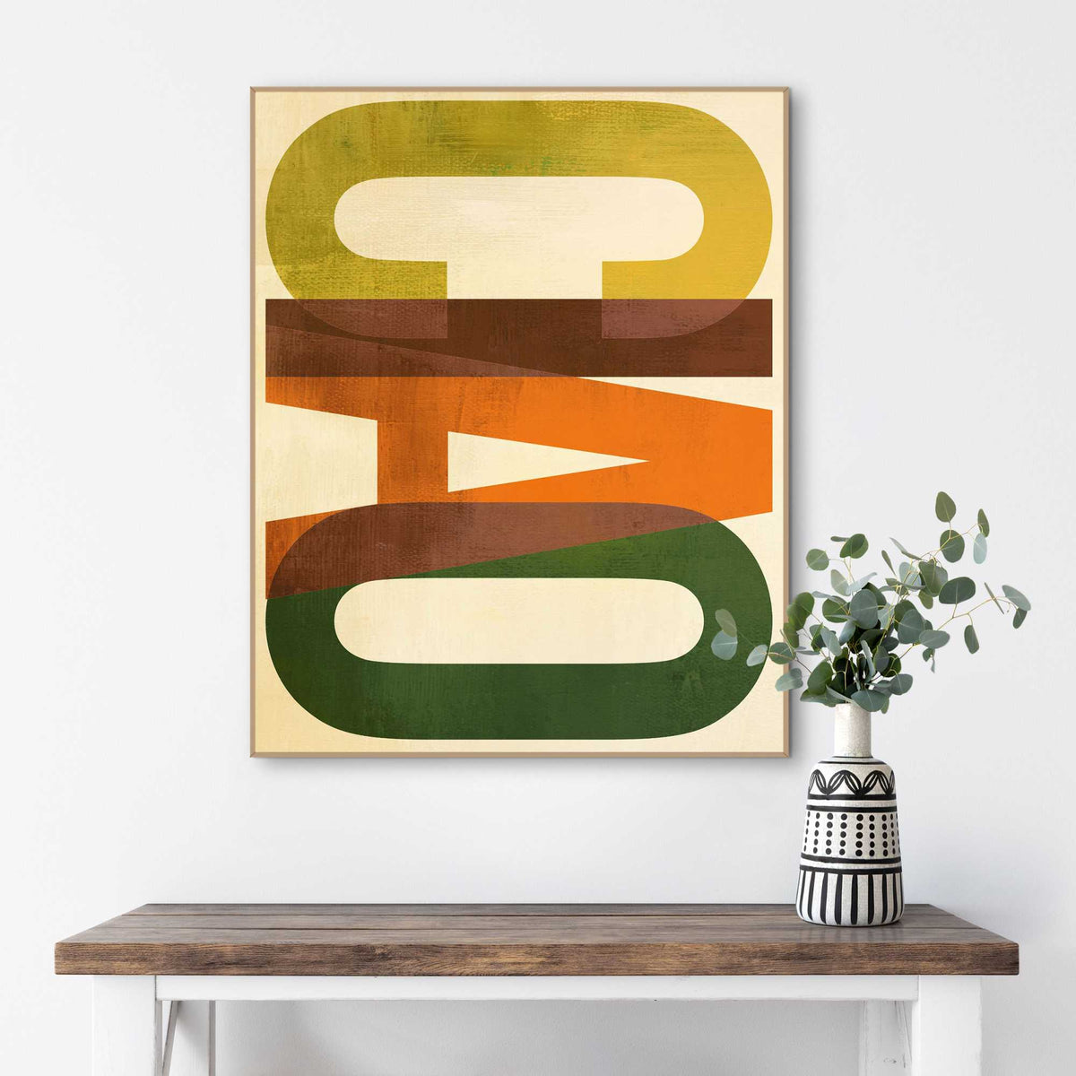 Framed Poster Ciao - vintage 50x40