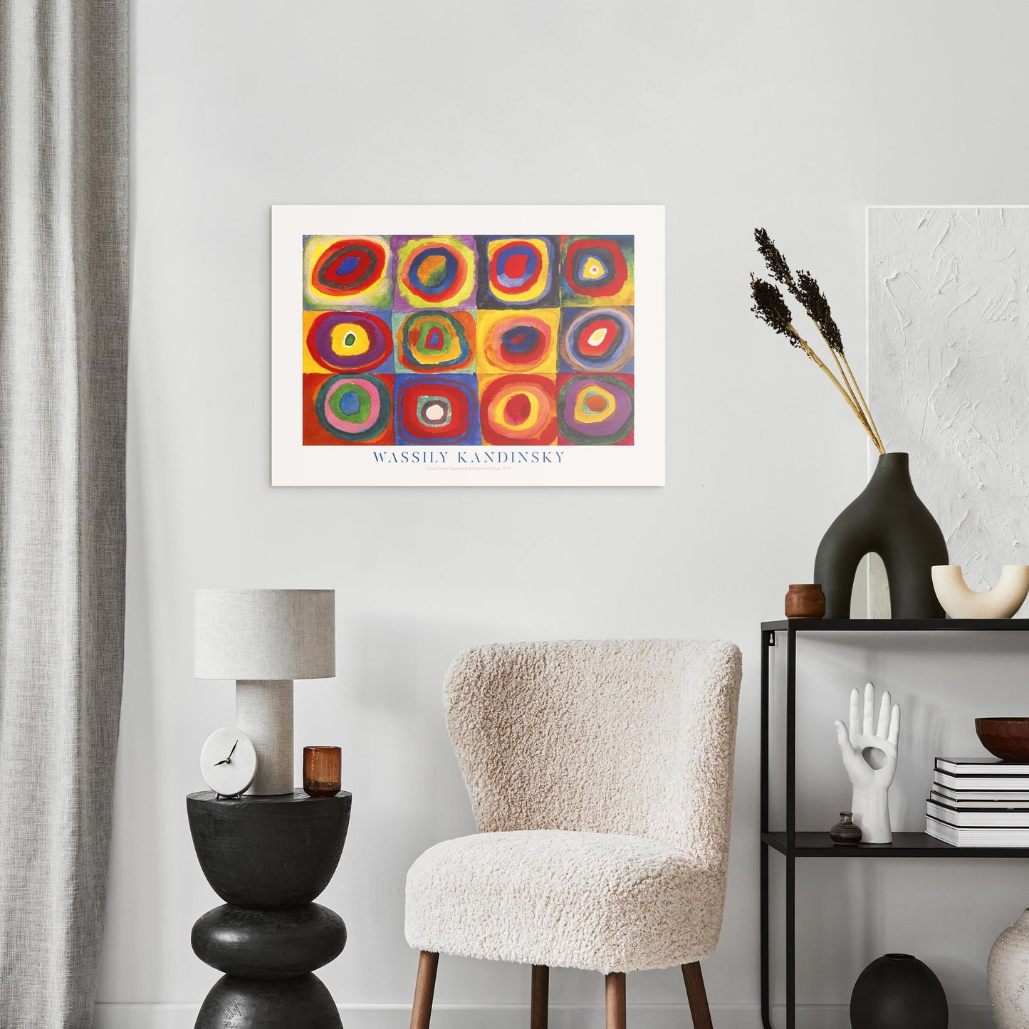 Acrylic painting Kandinsky - Colour Study 50x70