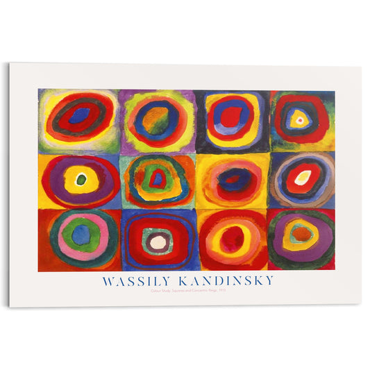 Acrylic painting Kandinsky - Colour Study 50x70