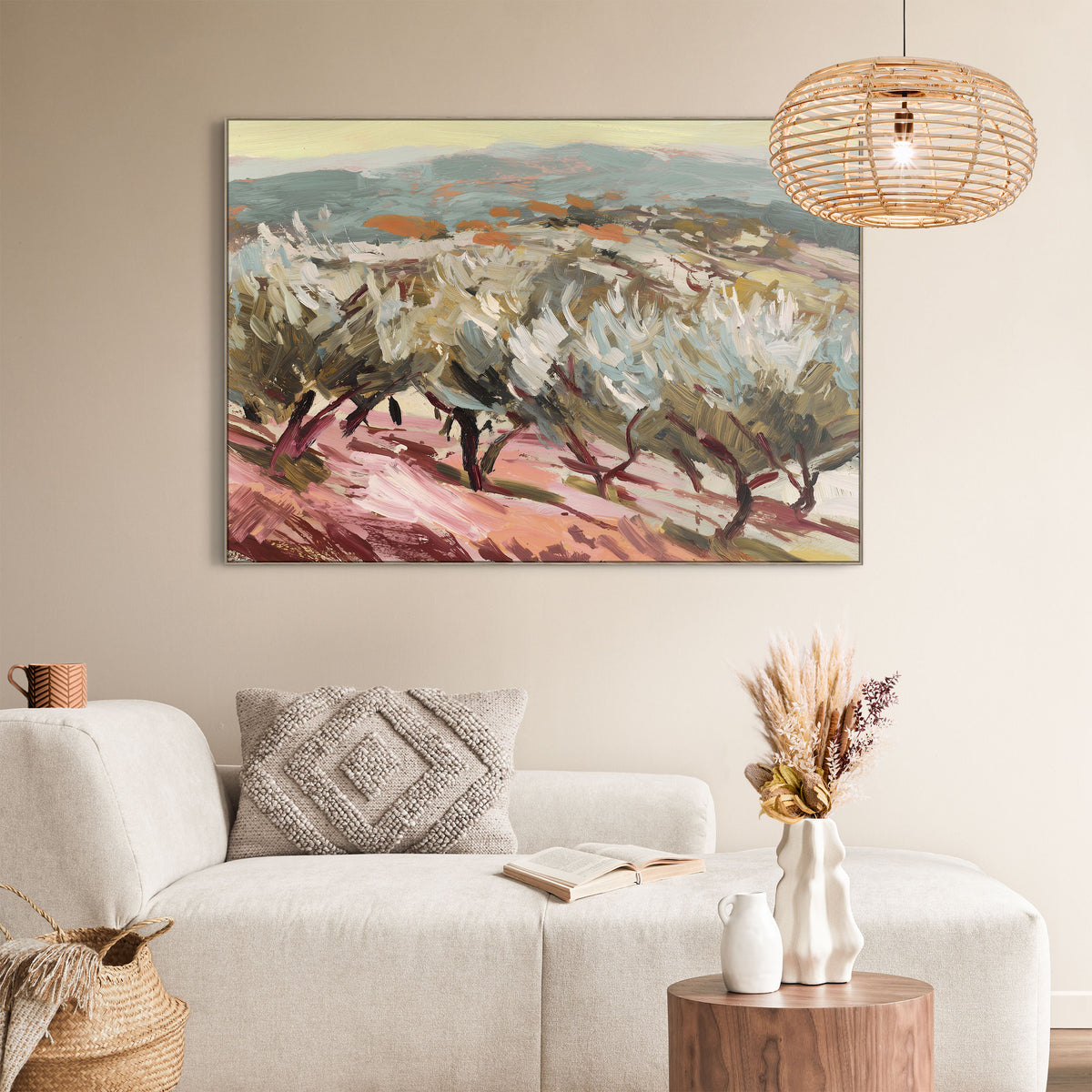 Canvas Mediterranean Hillside 70x100