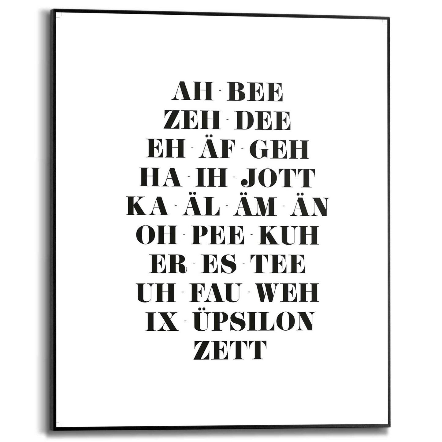 Framed in Black Ah-Bee-Zeh