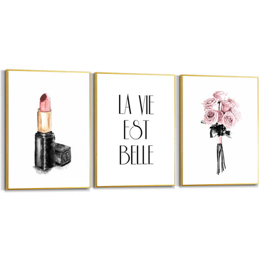 Framed in Gold Beauty Trio