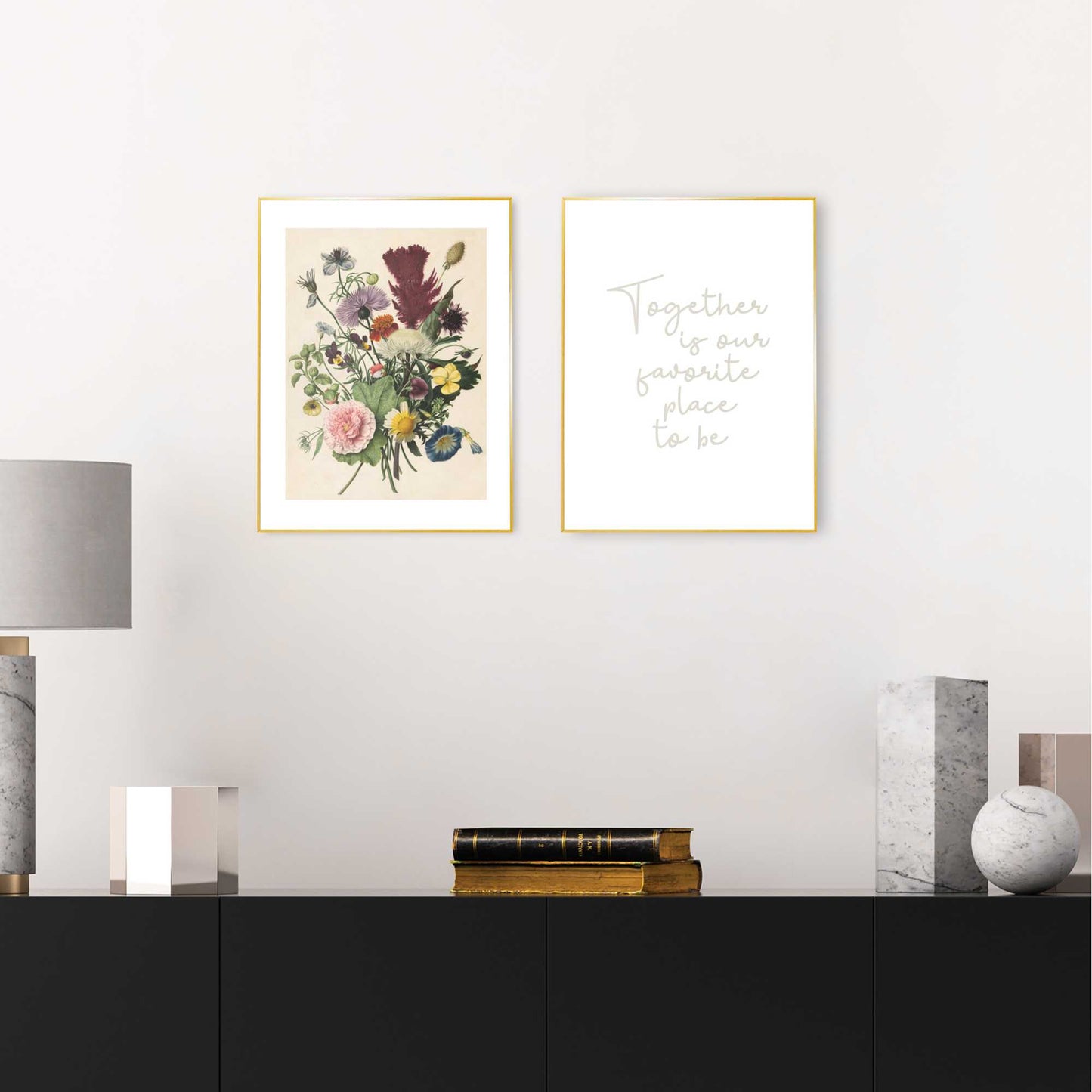 Framed in Gold Favourite Flowers