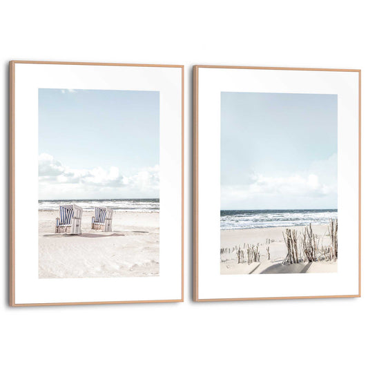 Framed in Wood Beach Chairs