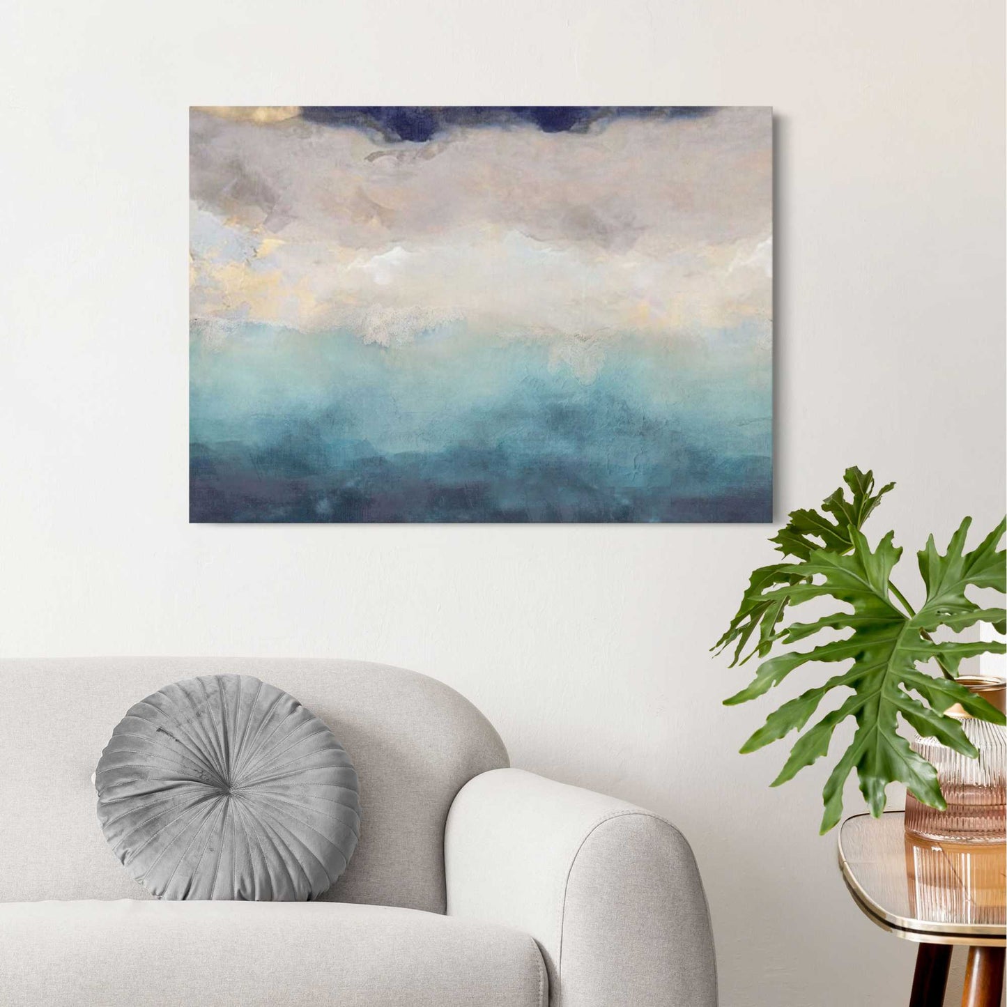 Canvas Abstract Blue 3