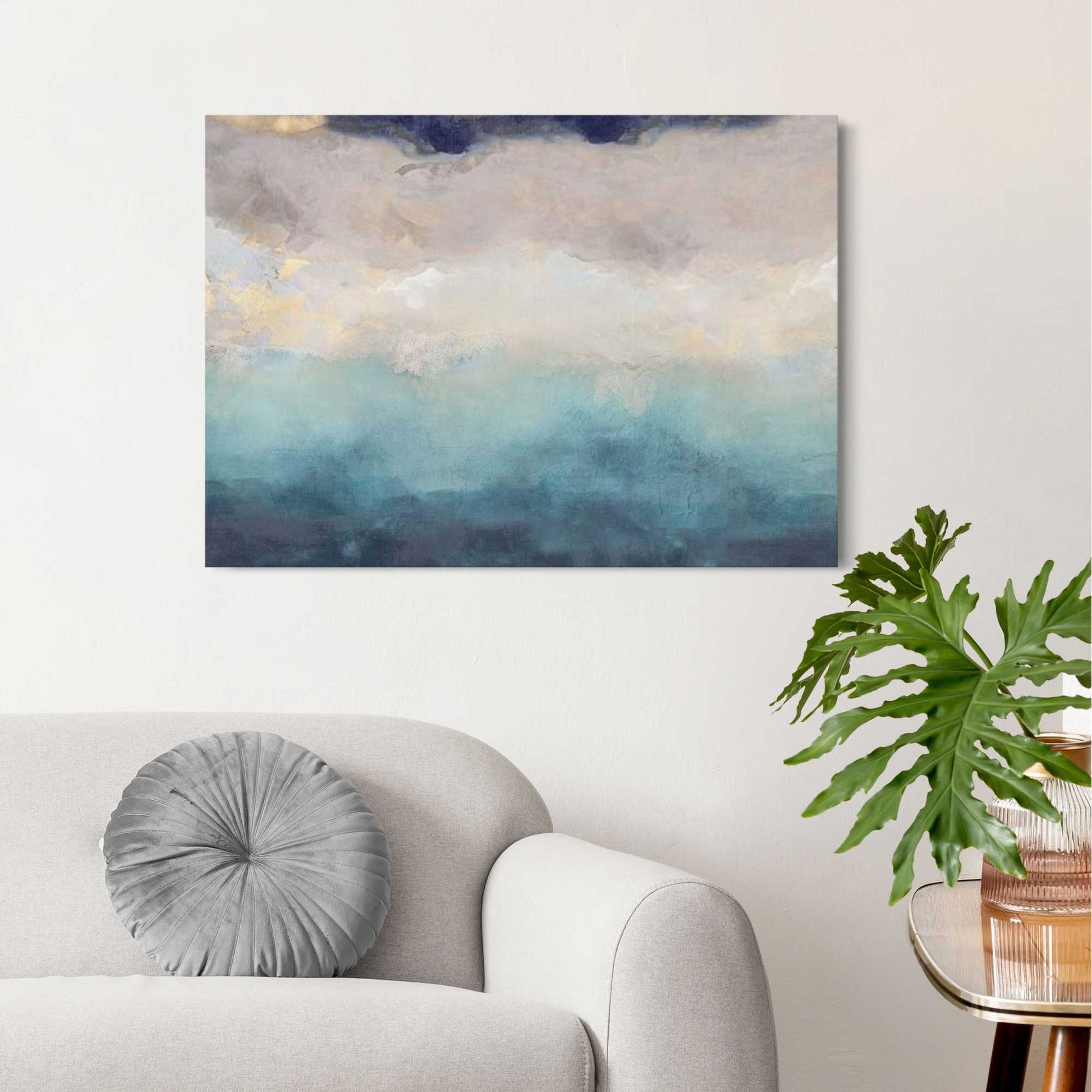 Canvas Abstract Blue 3