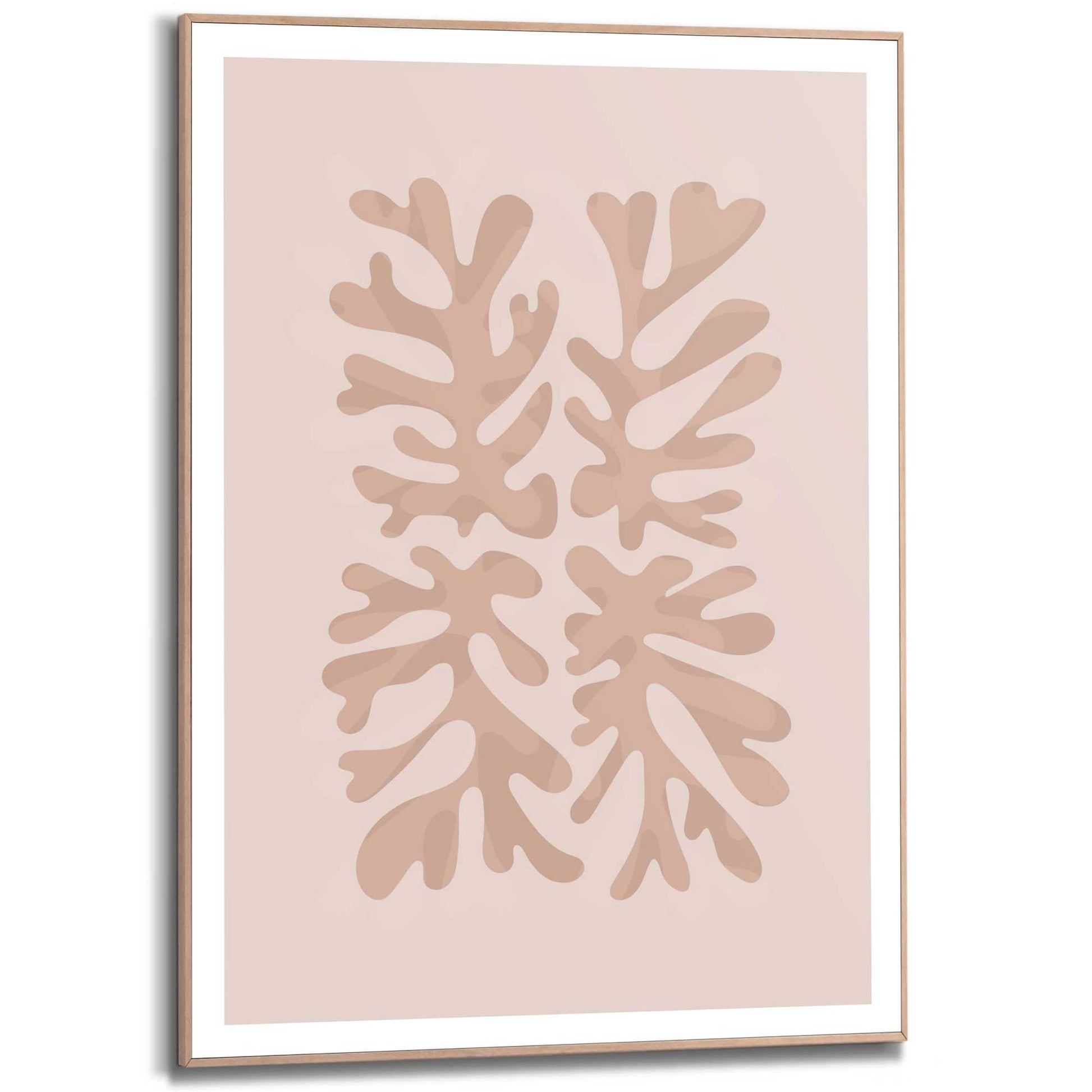Framed in Wood Blushing Organics