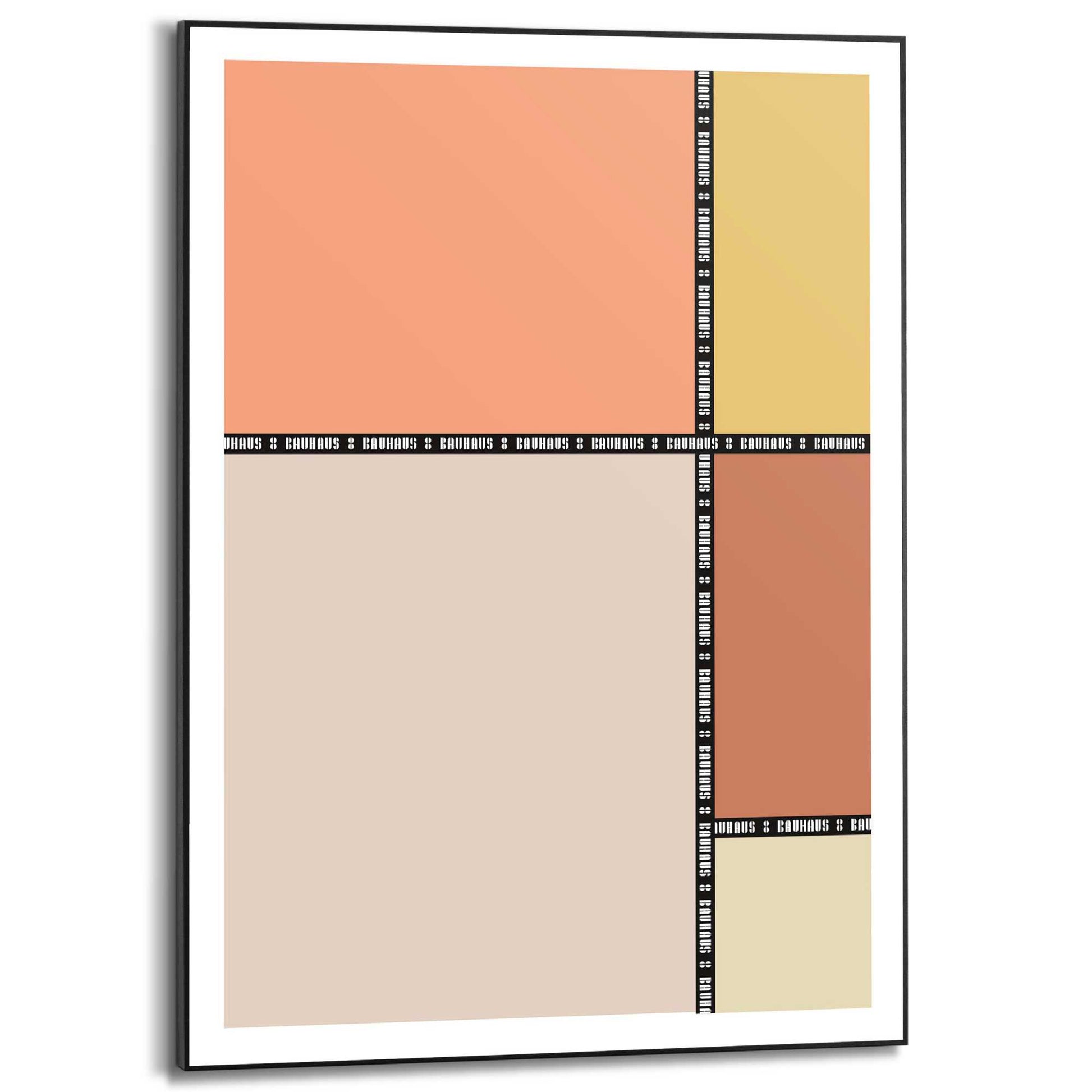 Framed in Black Blushing Squares