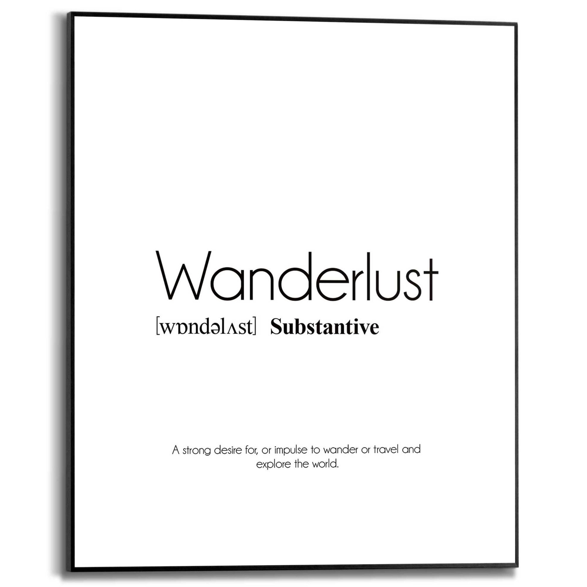 Framed in Black Wanderlust