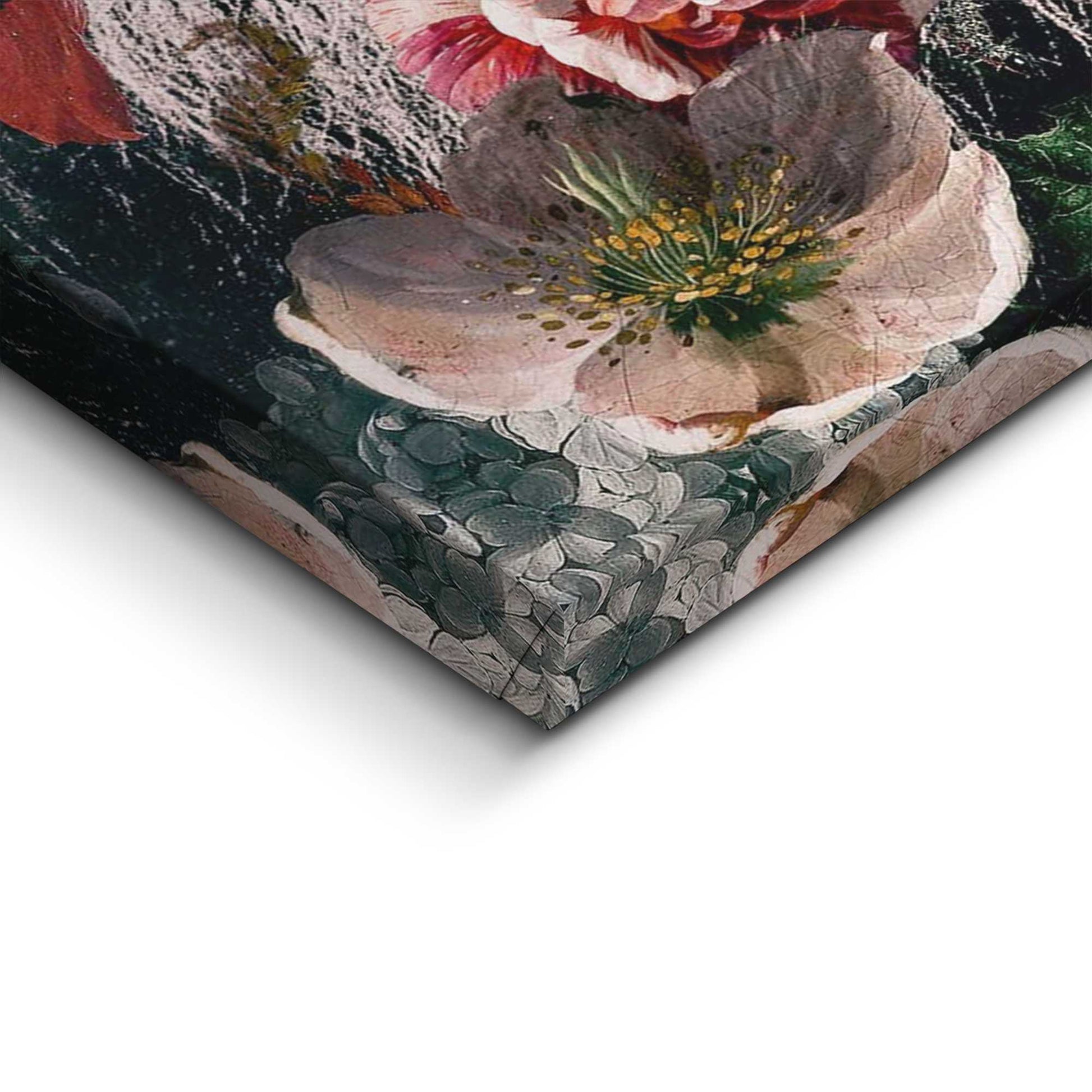 Canvas Flowery Lion