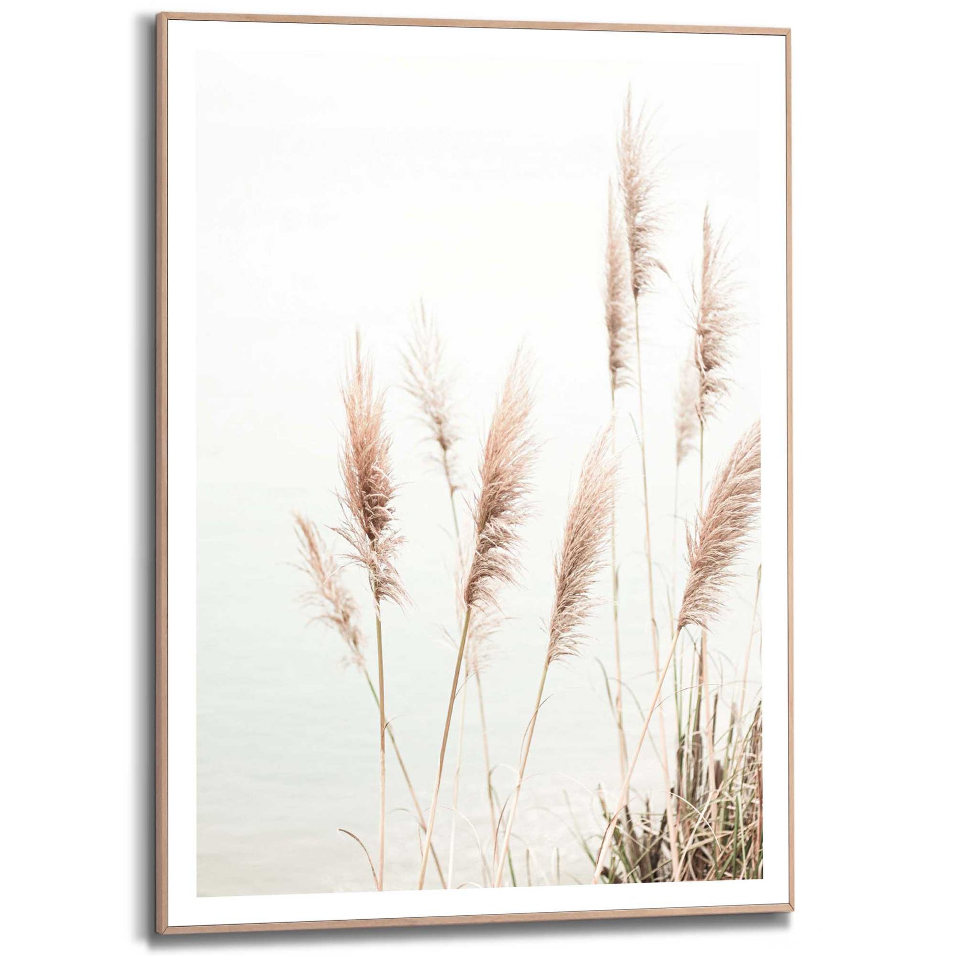 Framed in Wood Sea Grasses