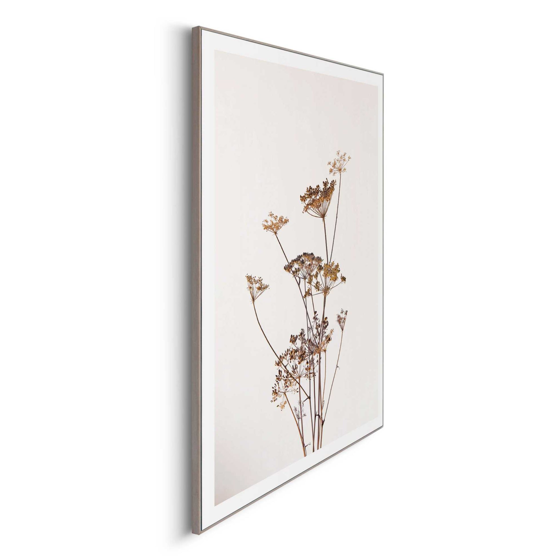 Framed in Wood Dried Flowers