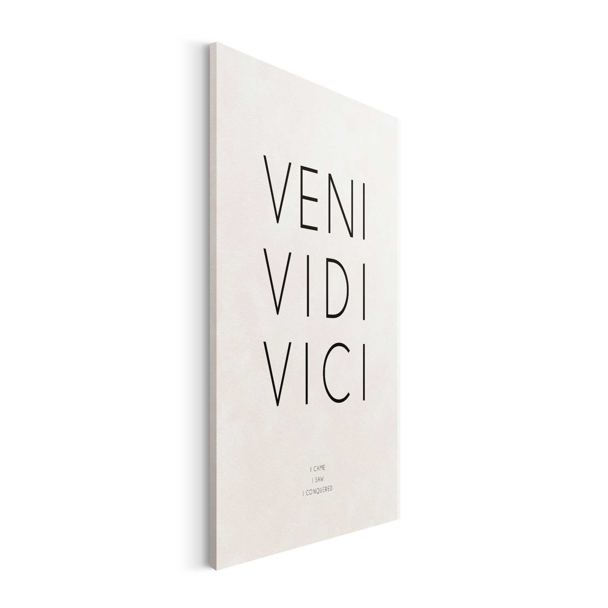 iCanvas Latin Meanings-Veni Vidi by Pixy Paper Canvas Print