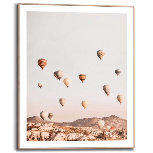 Framed in Wood High Balloons
