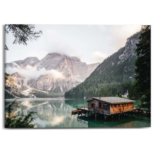 Canvas Mountain Lake Cabin