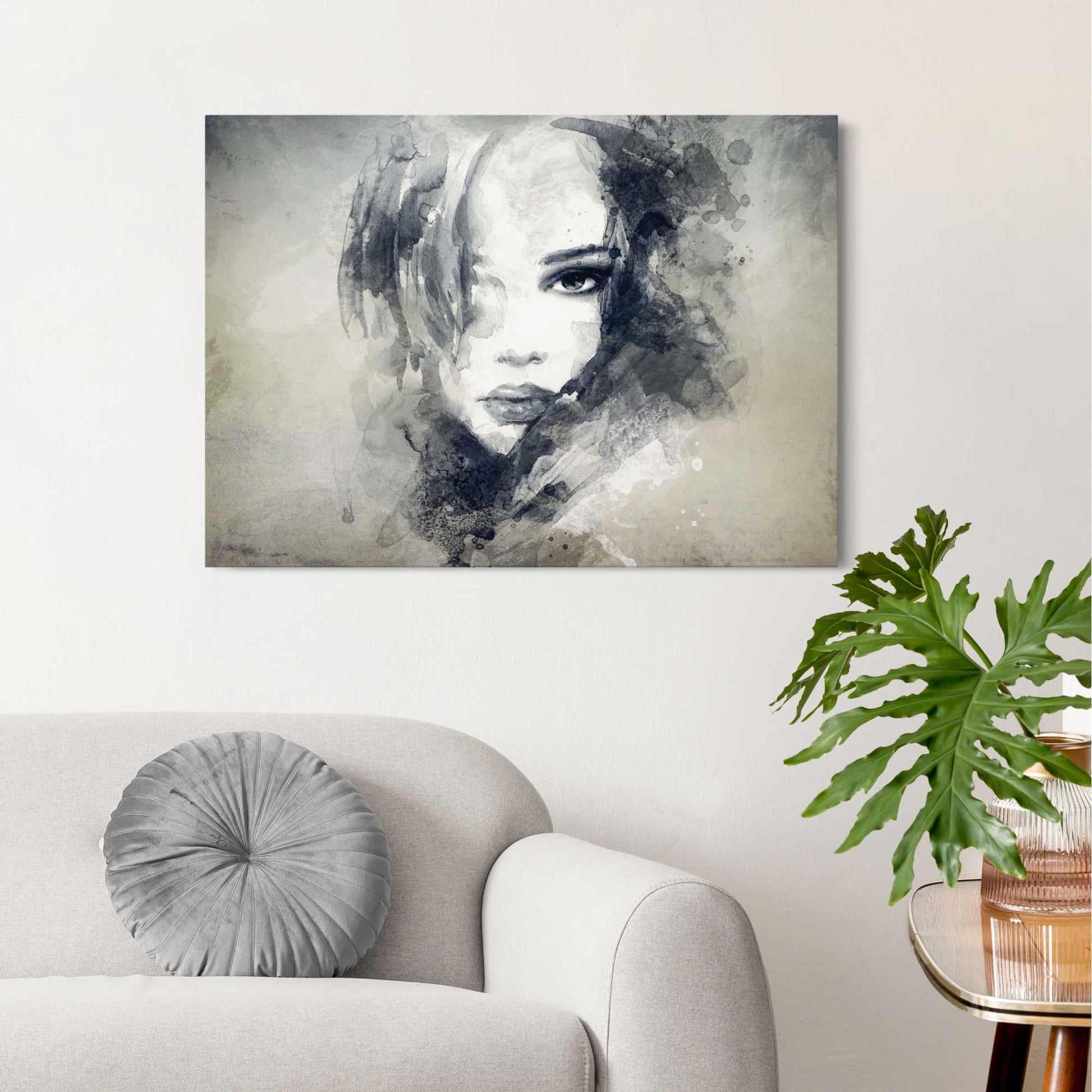 Canvas Painted Woman