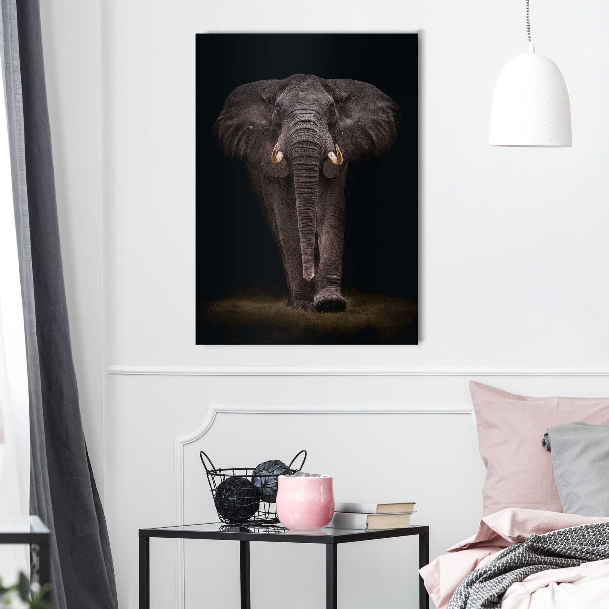 Canvas Dark Elephant