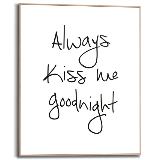 Framed in Wood Goodnight