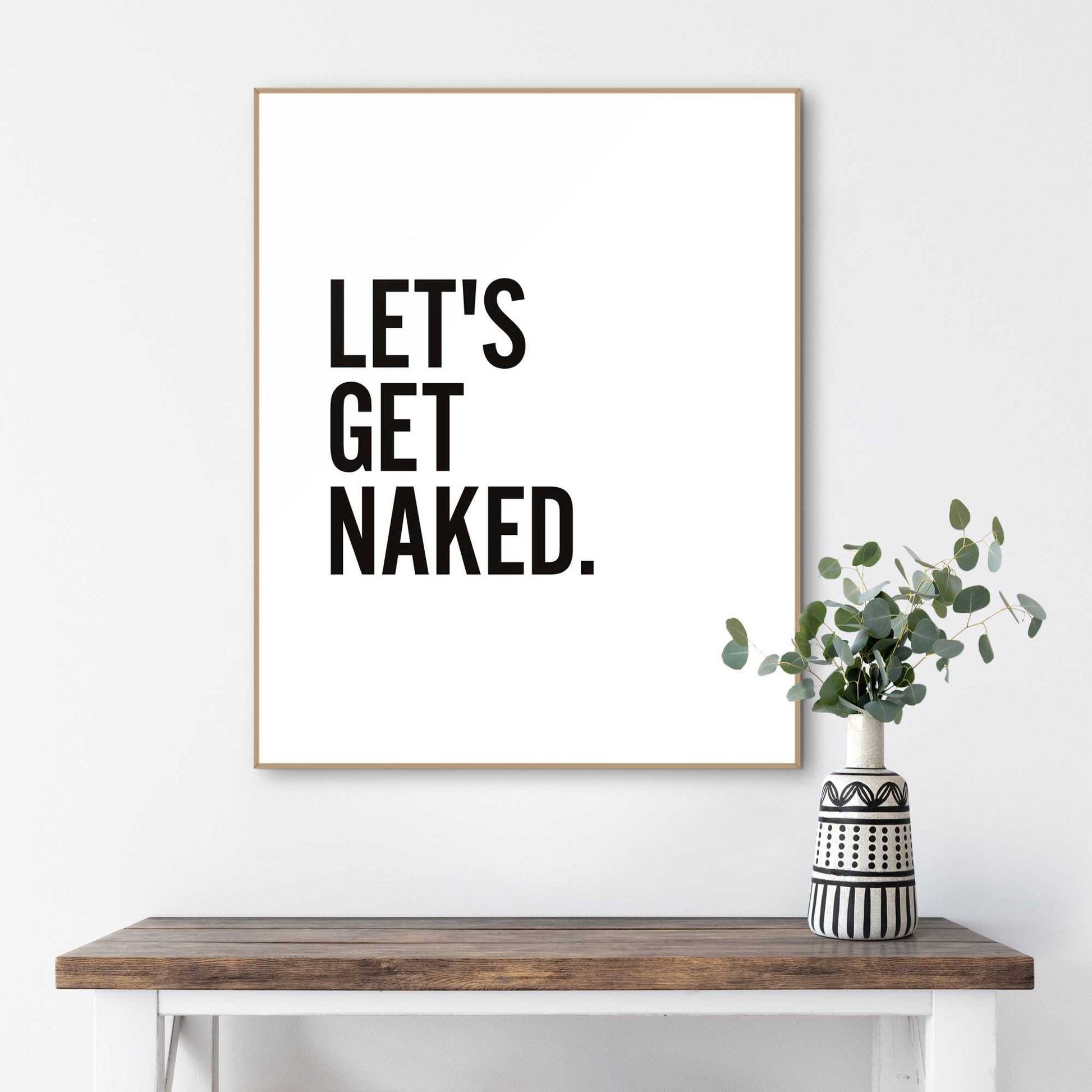 Framed in Wood Naked