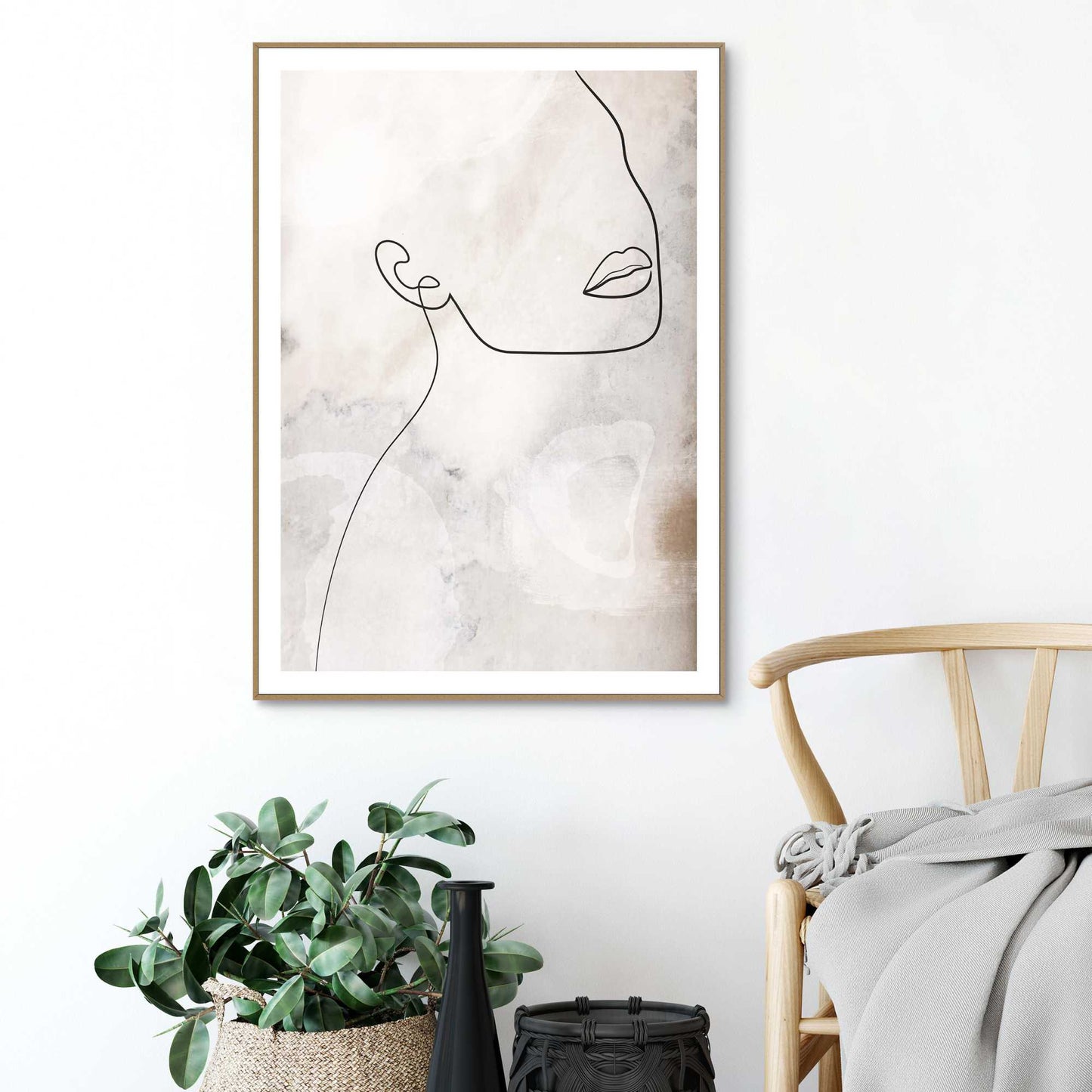 Framed in Wood Belle Ligne