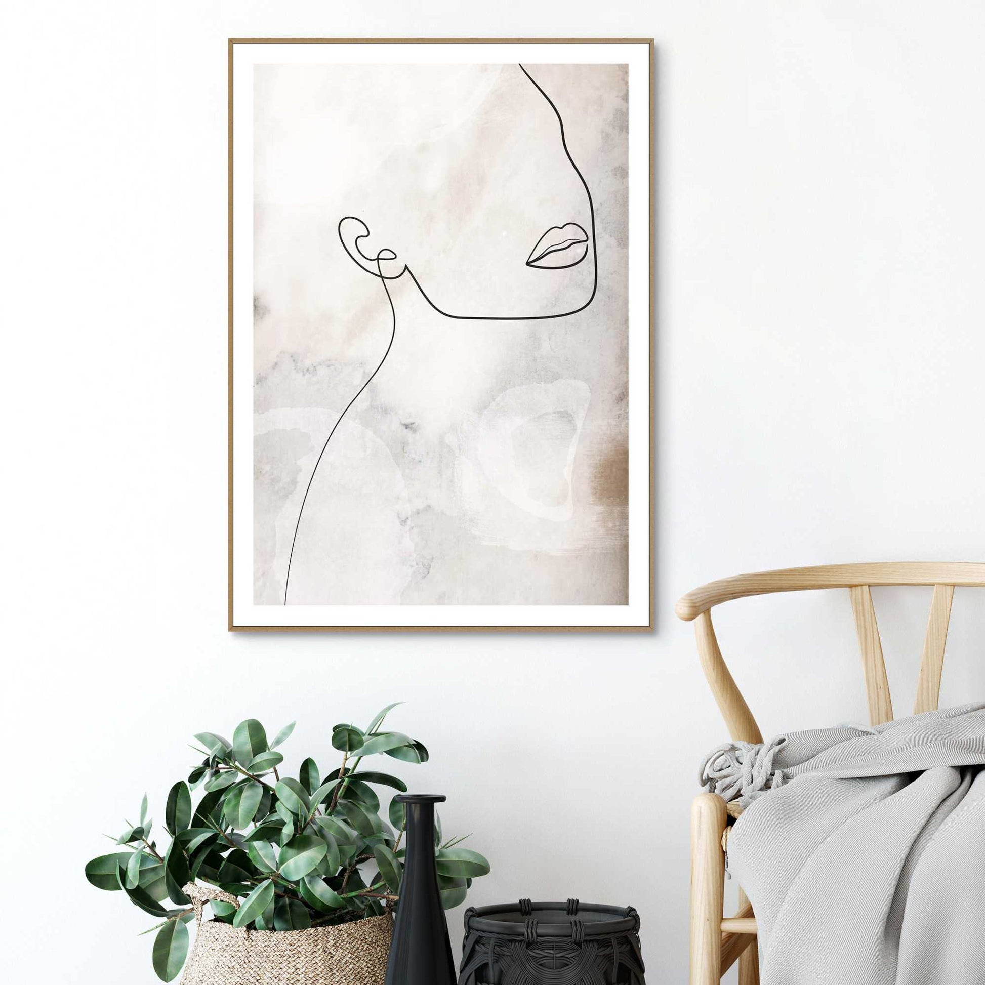 Framed in Wood Belle Ligne