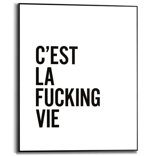 Framed in Black La Vie