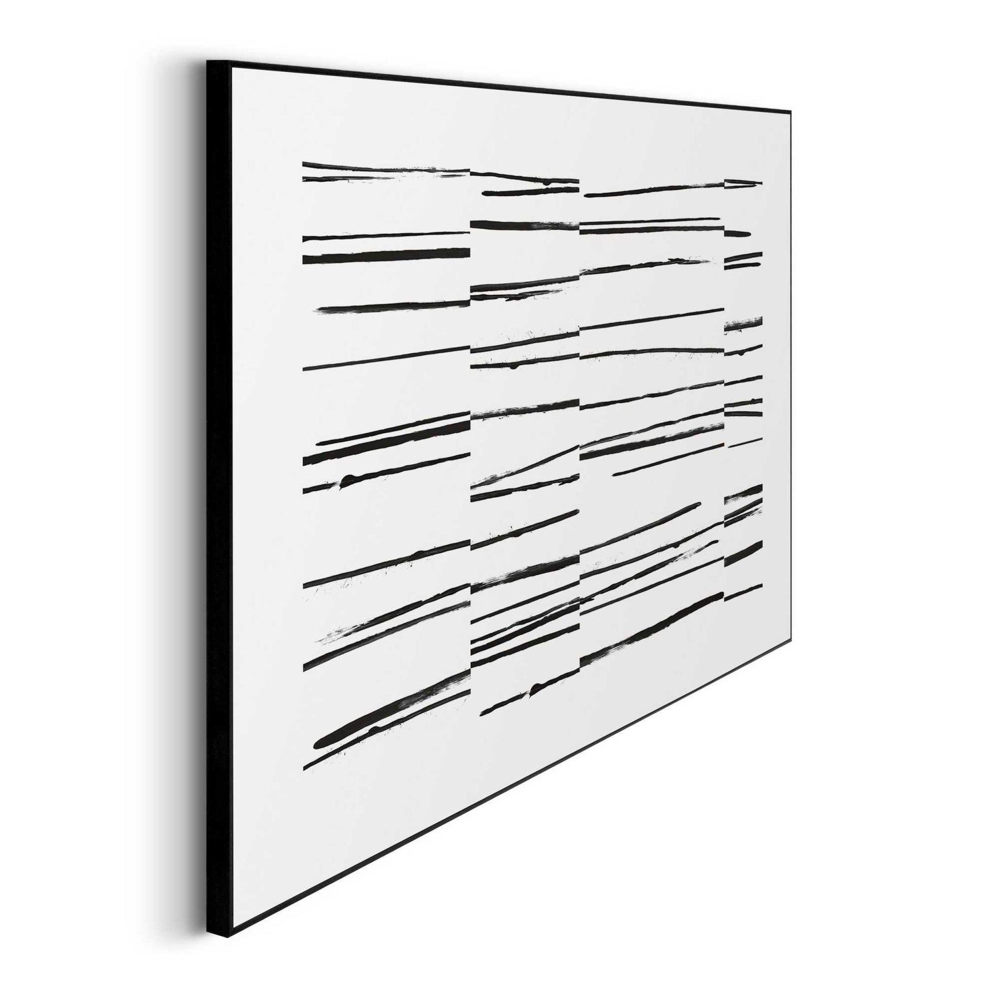 Framed in Black Thin Lines