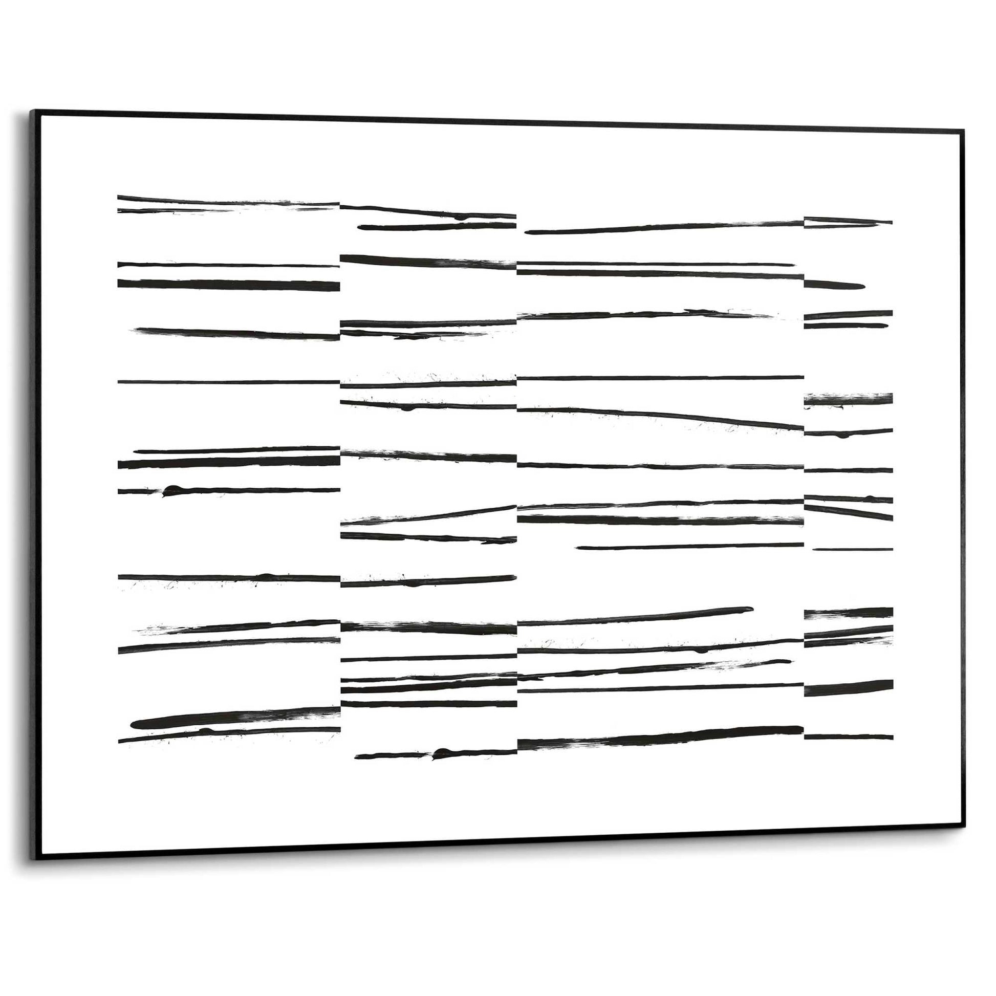 Framed in Black Thin Lines