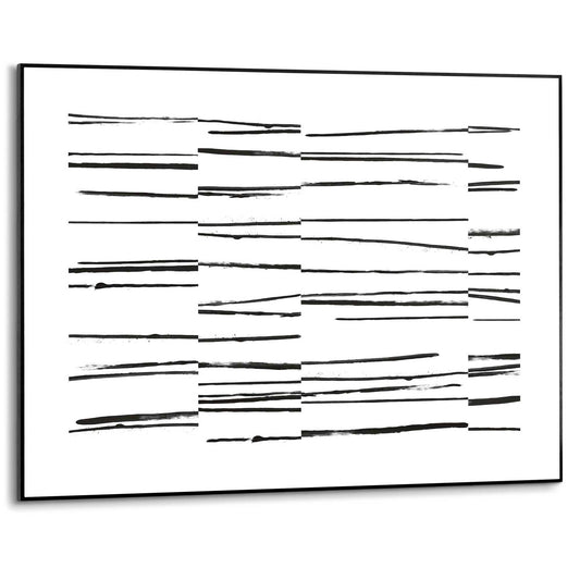 Framed in Black Thin Lines