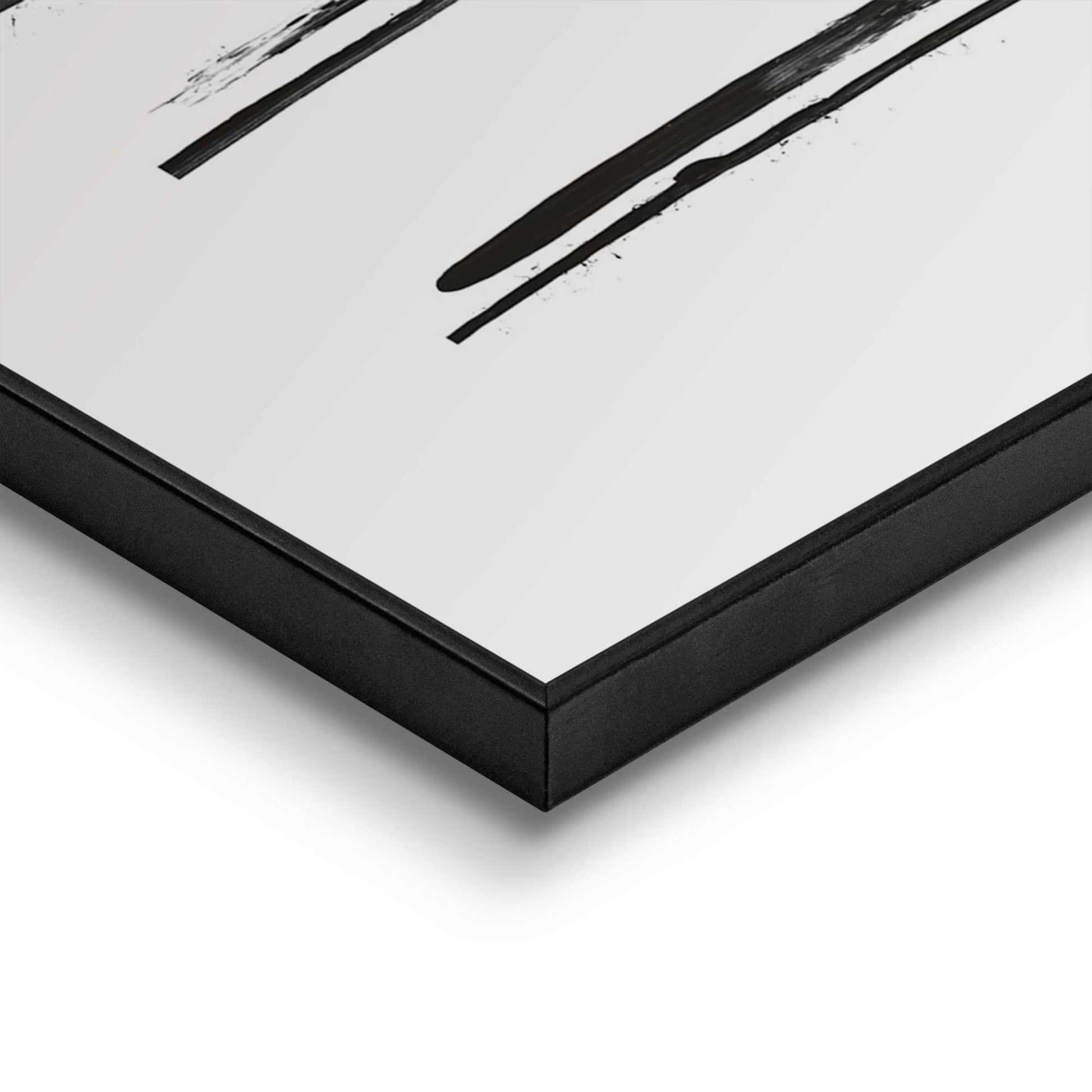 Framed in Black Thin Lines