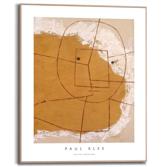 Framed in Wood Paul Klee - one who understands