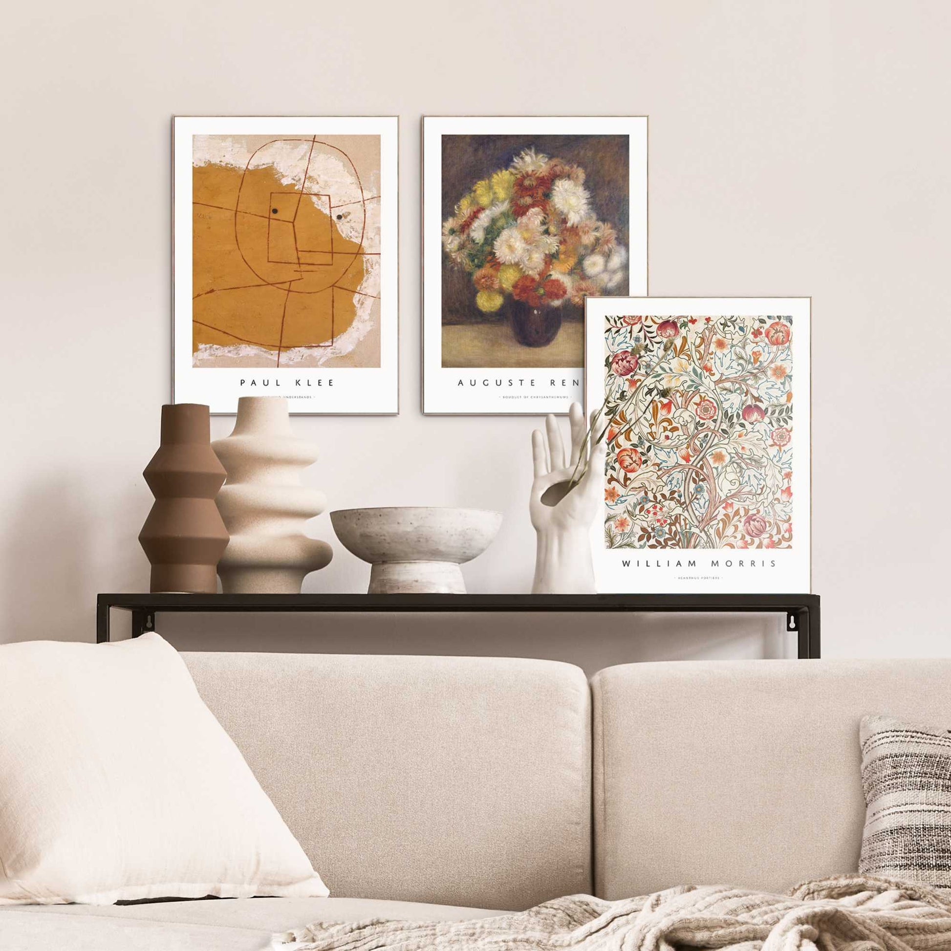 Framed in Wood Colourful Classic Art