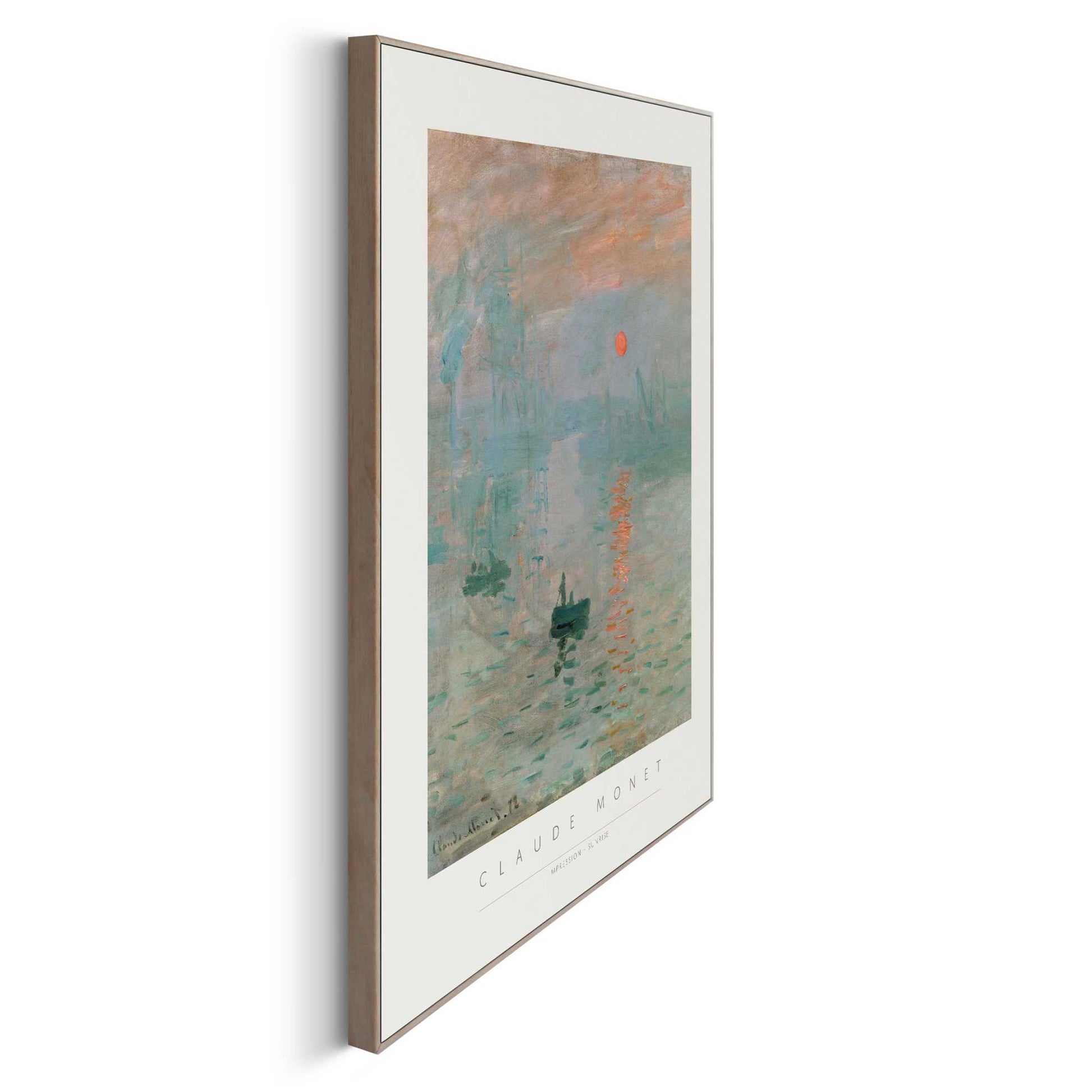 Framed in Wood Claude Monet - set