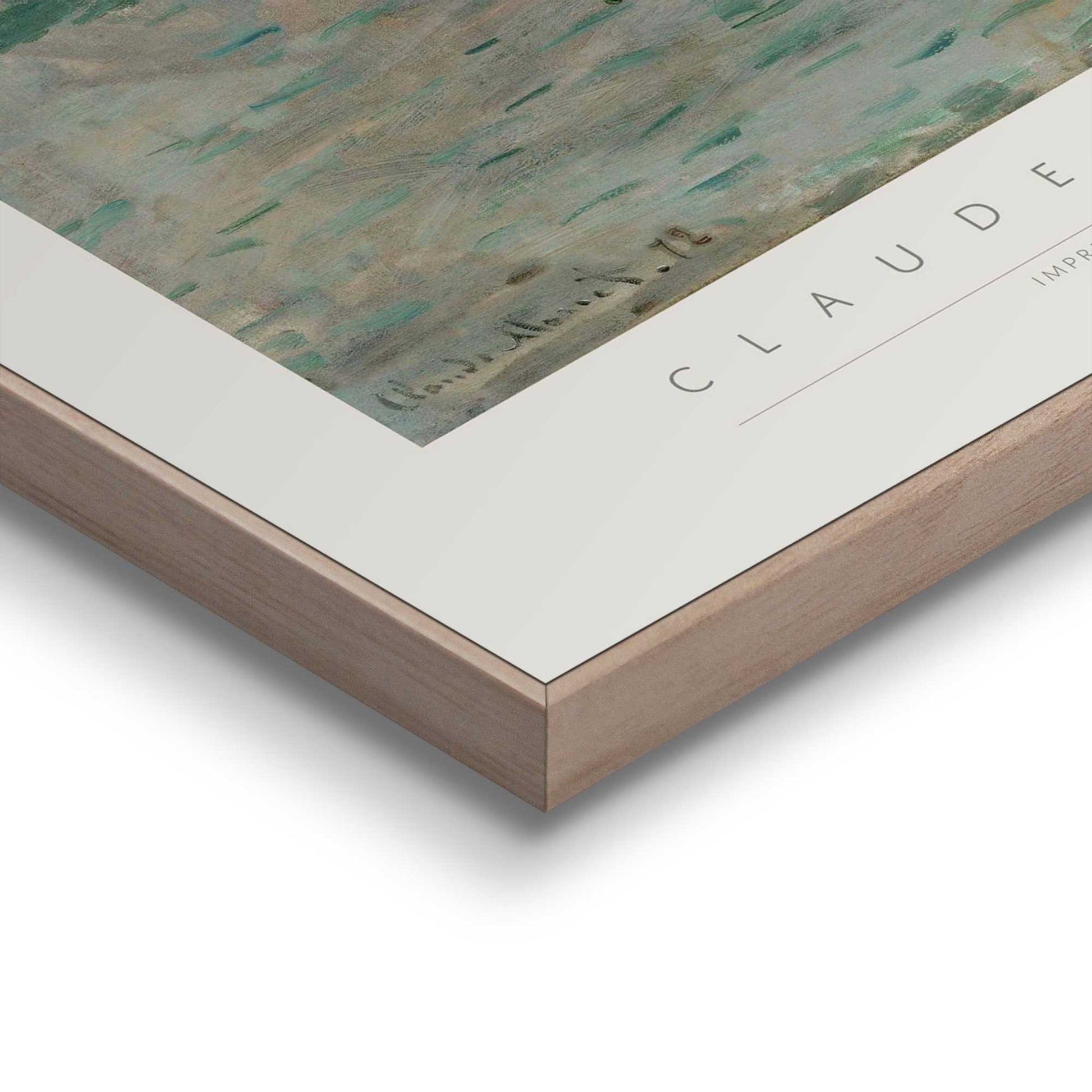 Framed in Wood Claude Monet - set
