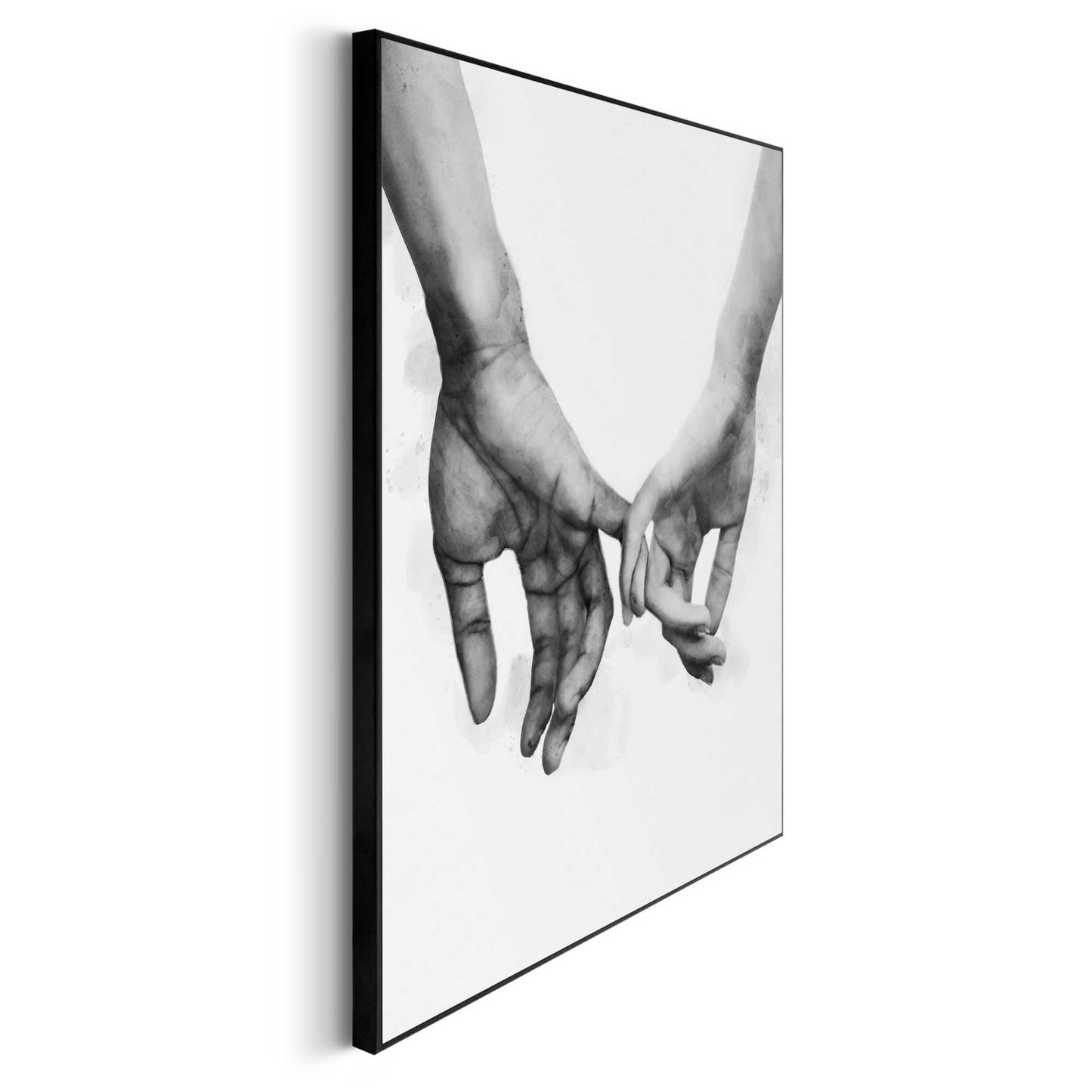 Framed in Black Loving Hands 50x40
