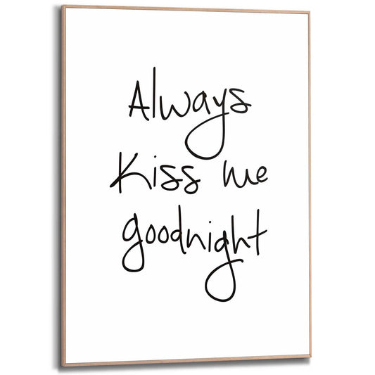 Framed in Wood Goodnight