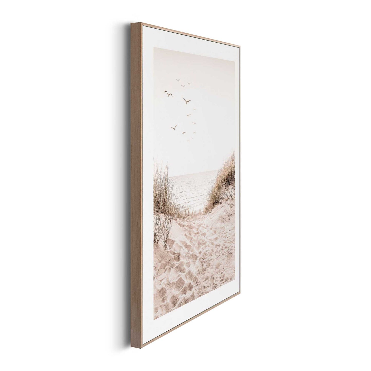 Framed in Wood Dune View 40x30