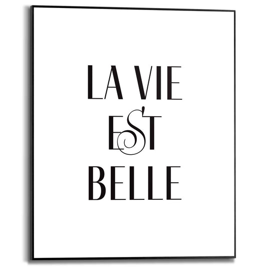 Framed in Black La Vie et Belle