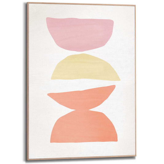 Framed in Wood Soft Coloured
