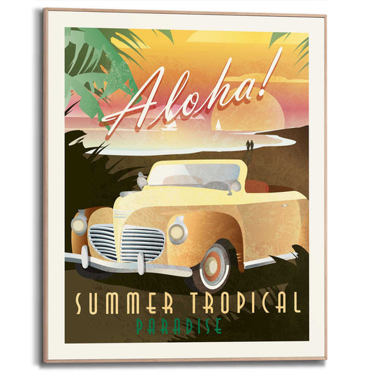 Framed in Wood Aloha Summer