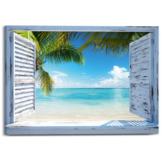 Canvas Tropical Window
