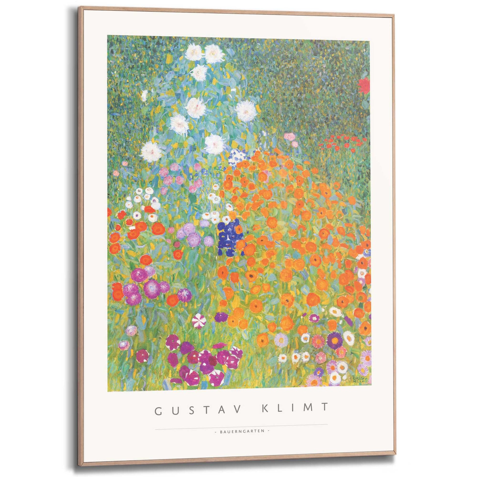 Orangewallz Gustav Klimt - bauerngarten