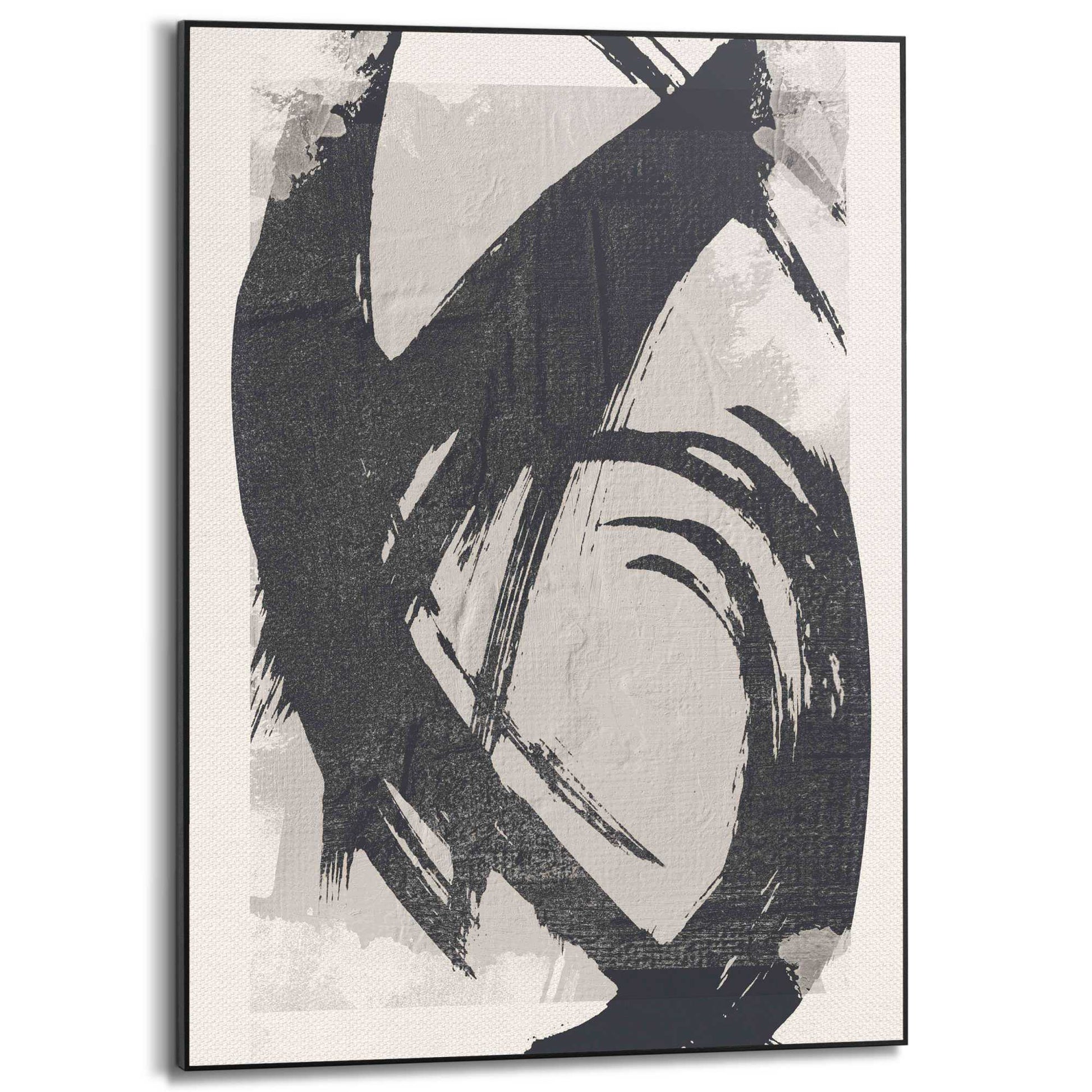Framed in Black Abstract Loose