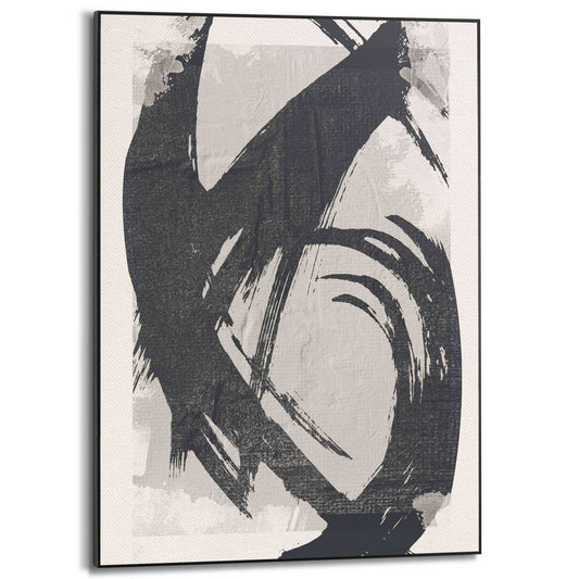 Framed in Black Abstract Loose